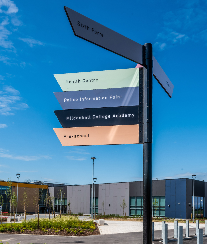 Mildenhall Hub signage